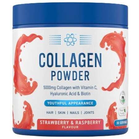 Applied Nutrition Collagen Powder, Strawberry & Raspberry - 165g