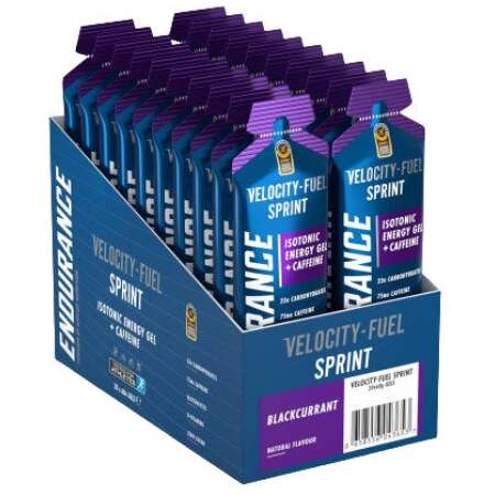 Applied Nutrition Endurance Sprint Isotonic Energy Gel + Caffeine, Blackcurrant - 20 x 60g