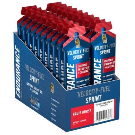 Applied Nutrition Endurance Sprint Isotonic Energy Gel + Caffeine, Fruit Burst - 20 x 60g