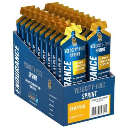 Applied Nutrition Endurance Sprint Isotonic Energy Gel + Caffeine, Tropical - 20 x 60g