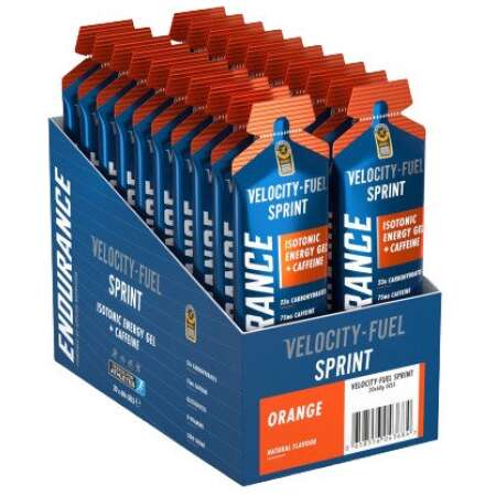Applied Nutrition Endurance Sprint Isotonic Energy Gel + Caffeine, Orange - 20 x 60g