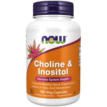 NOW Foods Choline and Inositol - 100 vcaps