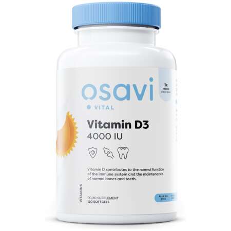Osavi Vitamin D3, 4000IU - 120 softgels