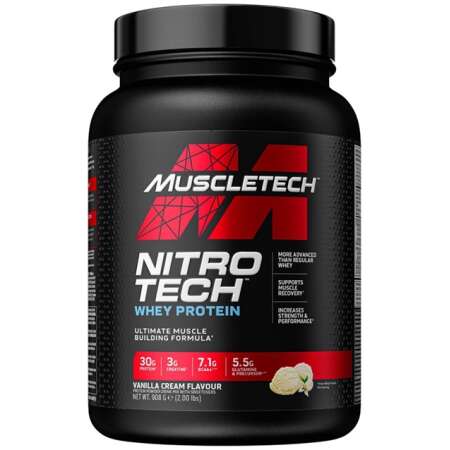 MuscleTech Nitro-Tech, Vanilla Cream - 908g