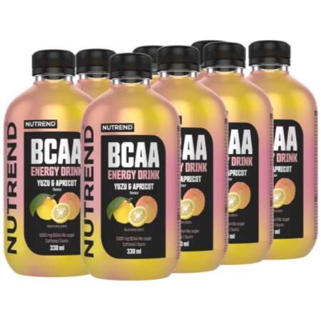 Nutrend BCAA Energy Drink, Yuzu & Apricot - 8 x 330 ml.