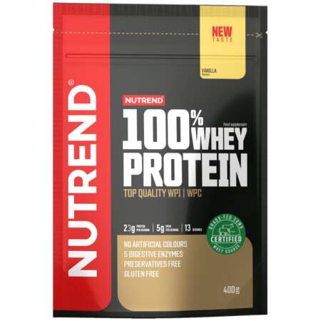 Nutrend 100% Whey Protein, Vanilla - 400g