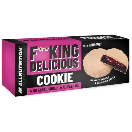Allnutrition Fitking Delicious Cookie, Peanut Butter Raspberry Jelly - 128g