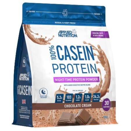 Applied Nutrition 100% Casein Protein, Chocolate Cream - 900g