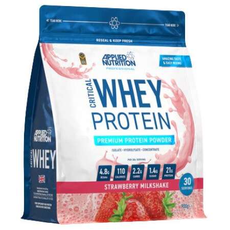 Applied Nutrition Critical Whey, Strawberry Milkshake (EAN 5056555203149) - 900g