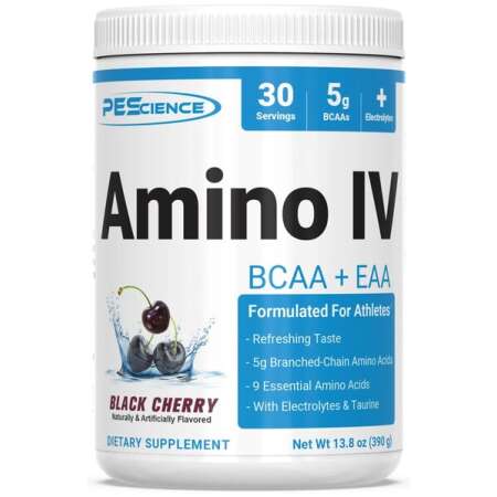 PEScience Amino IV, Black Cherry - 390g