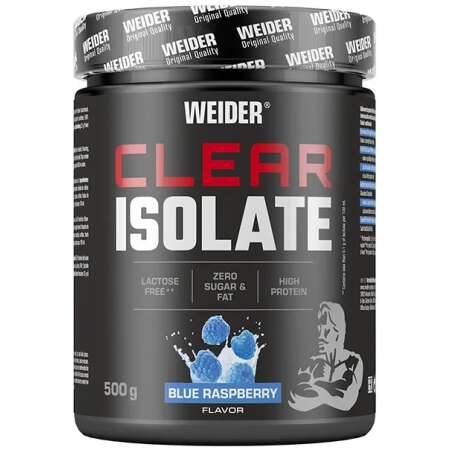 Weider Clear Isolate, Blue Raspberry - 500g