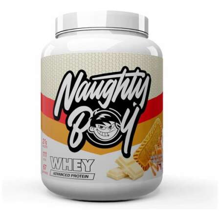 Naughty Boy Advanced Whey, White Chocolate Caramel Biscuit - 2010g