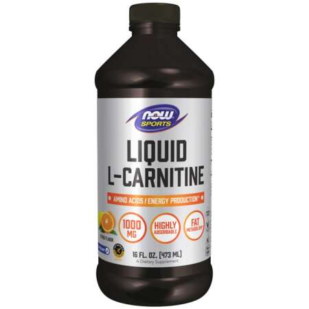 NOW Foods Liquid L-Carnitine, 1000mg Citrus - 473 ml.