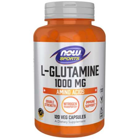 NOW Foods L-Glutamine, 1000mg - 120 vcaps