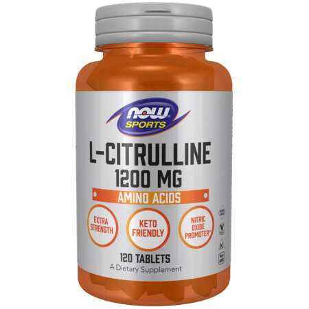 NOW Foods L-Citrulline, 1200mg Extra Strength - 120 tabs