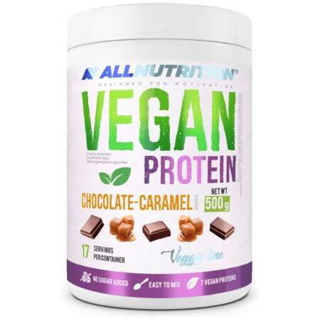 Allnutrition Vegan Protein, Chocolate Caramel - 500g