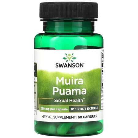 Swanson Muira Puama, 250mg (10:1) - 60 caps