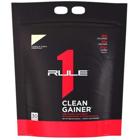 Rule One R1 Clean Gainer, Cookies & Creme - 4380g