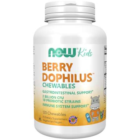 NOW Foods BerryDophilus Kids Chewables - 120 chewables