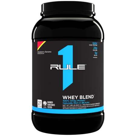 Rule One R1 Whey Blend, Strawberry Banana - 905g
