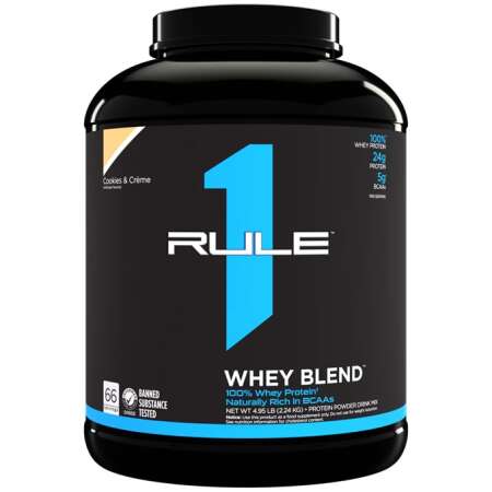 Rule One R1 Whey Blend, Cookies & Creme - 2240g