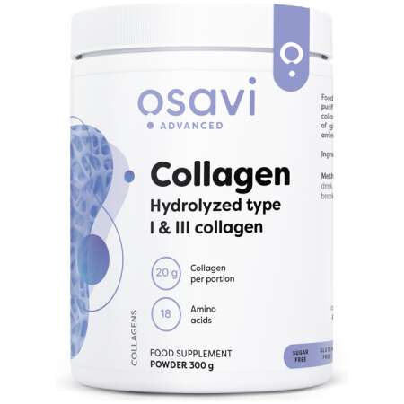 Osavi Collagen Hydrolysed Type I & III, Unflavored - 300g