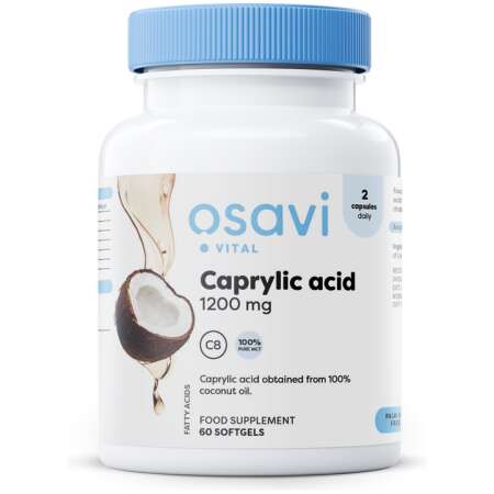 Osavi Caprylic Acid, 1200mg - 60 softgels