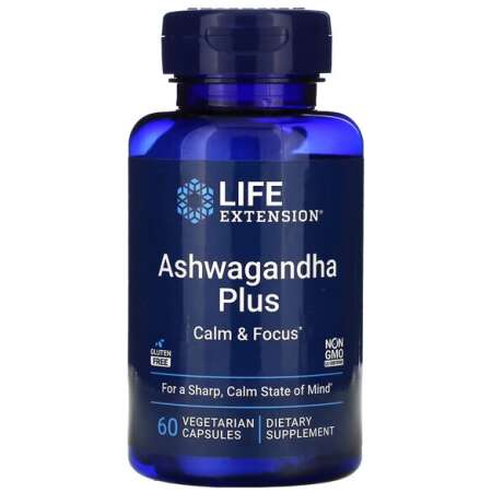 Life Extension Ashwagandha Plus Calm & Focus - 60 vcaps
