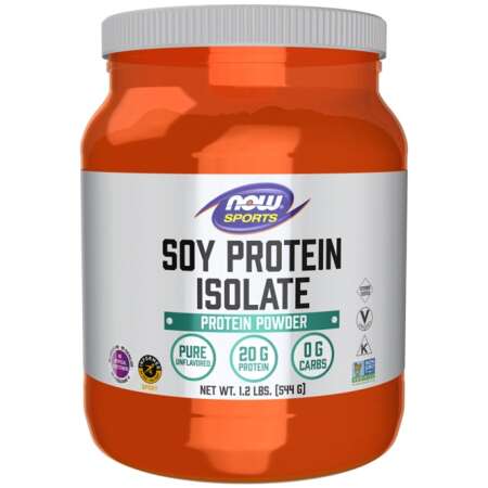 NOW Foods Soy Protein Isolate, Unflavored - 544g
