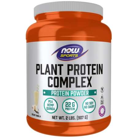 NOW Foods Plant Protein Complex, Creamy Vanilla - 907g