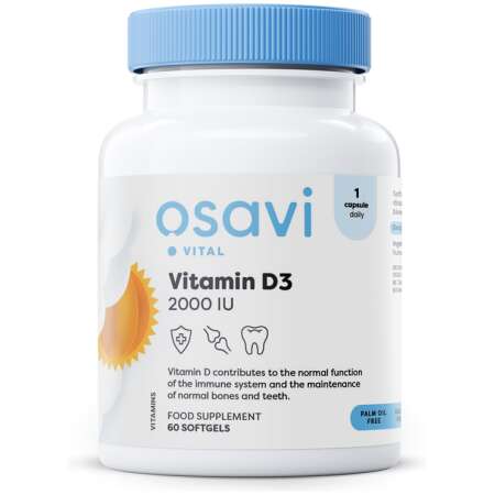Osavi Vitamin D3, 2000IU - 60 softgels
