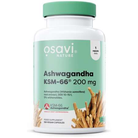 Osavi Ashwagandha KSM-66, 200mg - 120 vegan caps
