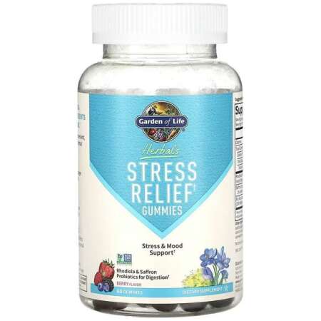 Garden of Life Stress Relief Gummies, Berry - 60 gummies