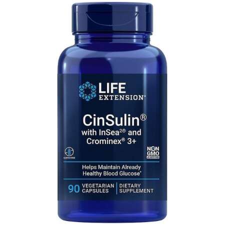 Life Extension CinSulin with InSea2 & Crominex 3+ - 90 vcaps