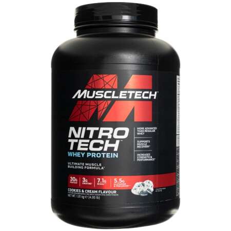 MuscleTech Nitro-Tech, Cookies & Cream - 1810g