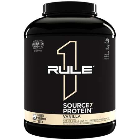 Rule One Source7 Protein, Vanilla Gelato - 2260g