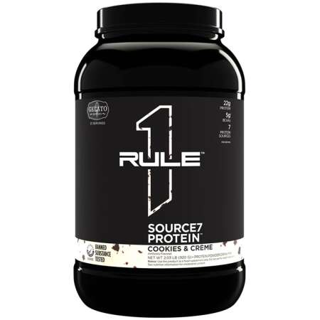 Rule One Source7 Protein, Cookies & Creme Gelato - 920g