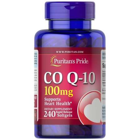 Puritan's Pride CoQ10, 100mg - 240 softgels