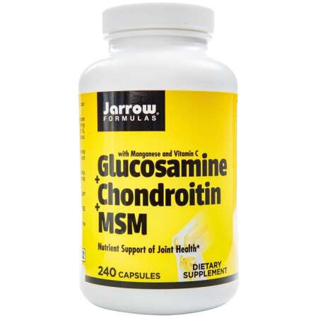 Jarrow Formulas Glucosamine + Chondroitin + MSM - 240 caps
