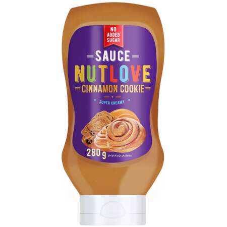 Allnutrition Nutlove Sauce, Cinnamon Cookie - 280 ml.