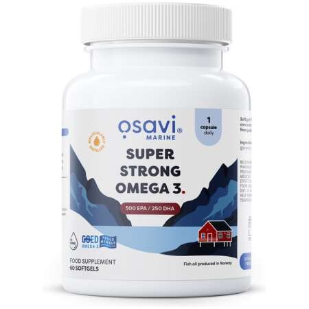 Osavi Super Strong Omega 3, 500 EPA / 250 DHA - 60 softgels