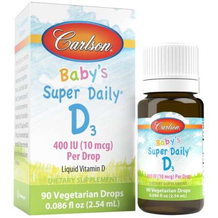 Carlson Labs Baby's Super Daily D3, 400 IU - 2.54 ml.