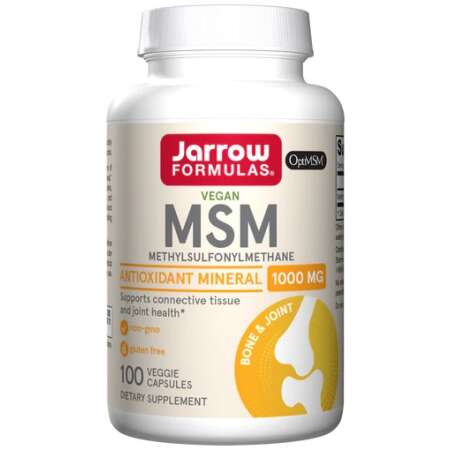 Jarrow Formulas MSM (Methyl-Sulfonyl-Methane), 1000mg - 100 vcaps