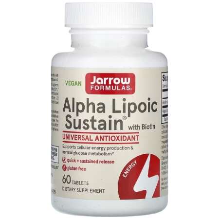 Jarrow Formulas Alpha Lipoic Sustain with Biotin - 60 tabs