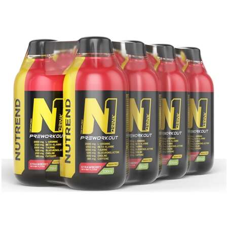 Nutrend N1 Drink, Strawberry with Mint - 8 x 330 ml.