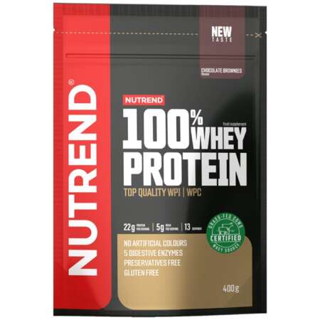 Nutrend 100% Whey Protein, Chocolate Brownies - 400g