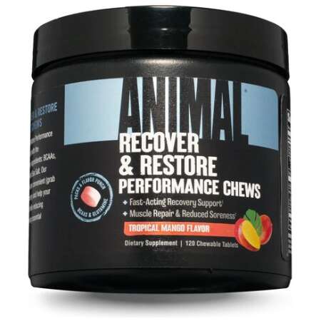 Animal Recover & Restore Performance Chews, Tropical Mango - 120 chewable tabs