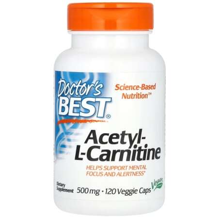 Doctor's Best Acetyl L-Carnitine, 500mg - 120 vcaps