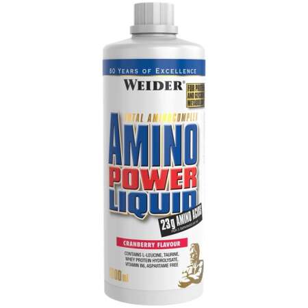 Weider Amino Power Liquid, Cranberry - 1000 ml.