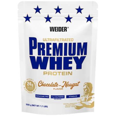 Weider Premium Whey, Chocolate Nougat - 500g